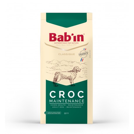 Croquette Bab'in Classic croc maintenance 15Kg