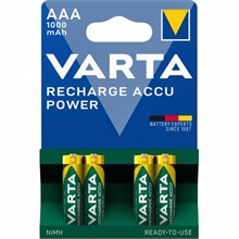 Pile rechargeable Varta AAA par 3 +1