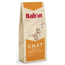 Croquette Bab'in classic chat adulte poulet 15Kg