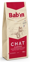 Croquette Bab'in classic chat adulte canard 15Kg