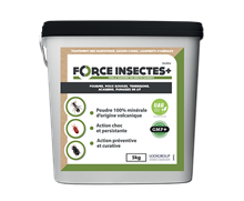 Insecticide 100% minéral Force Insectes + seau de 5Kg